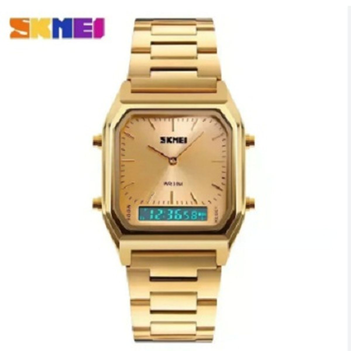 SKMEI - Reloj Skmei 1220 Deportivo Digital de Acero Inoxidable