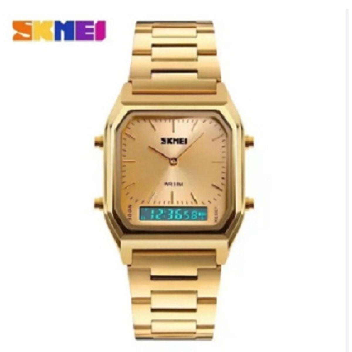 SKMEI - Reloj Skmei 1220 Deportivo Digital de Acero Inoxidable