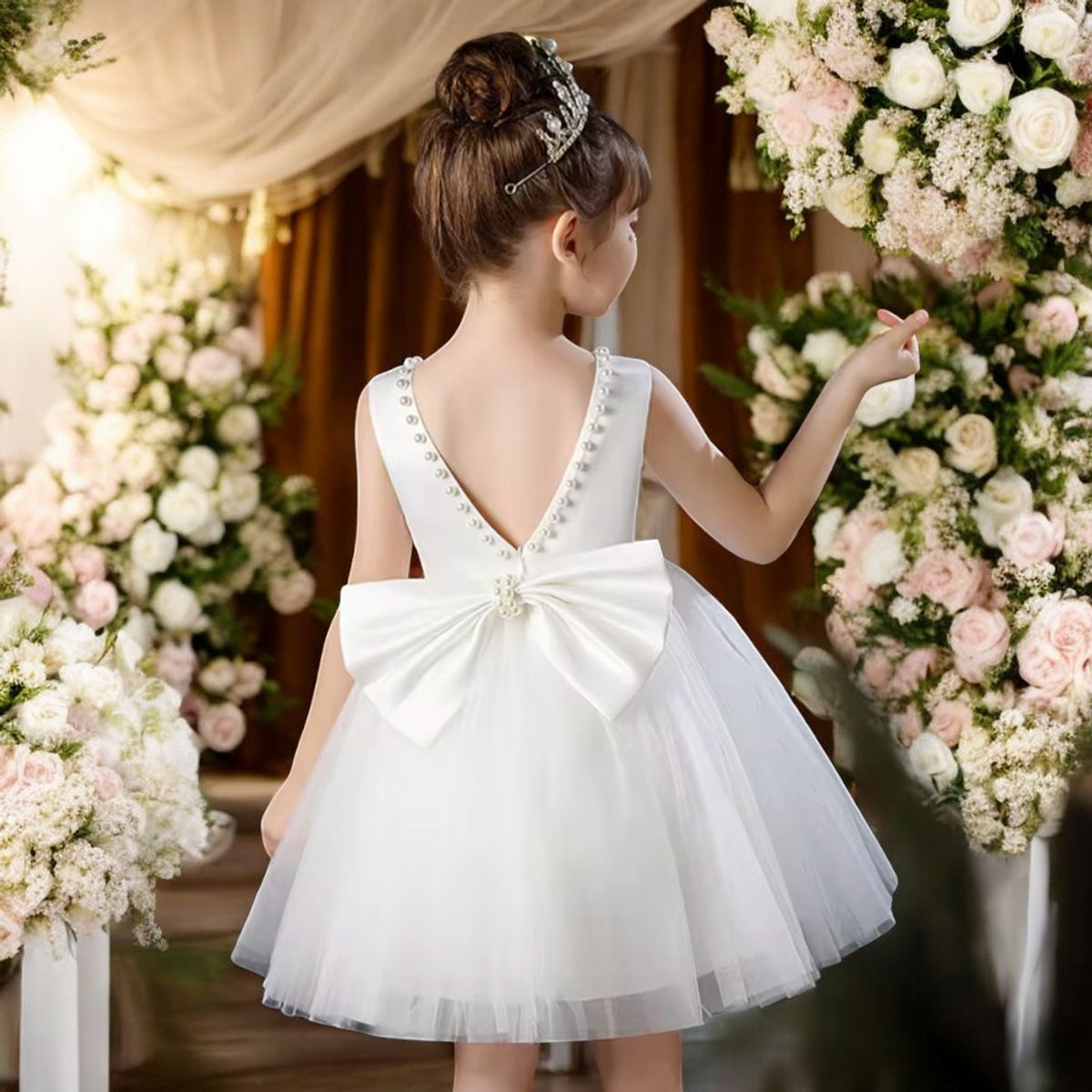 GENERICO - VESTIDO DE BEBE NIÑA  BAUTIZO