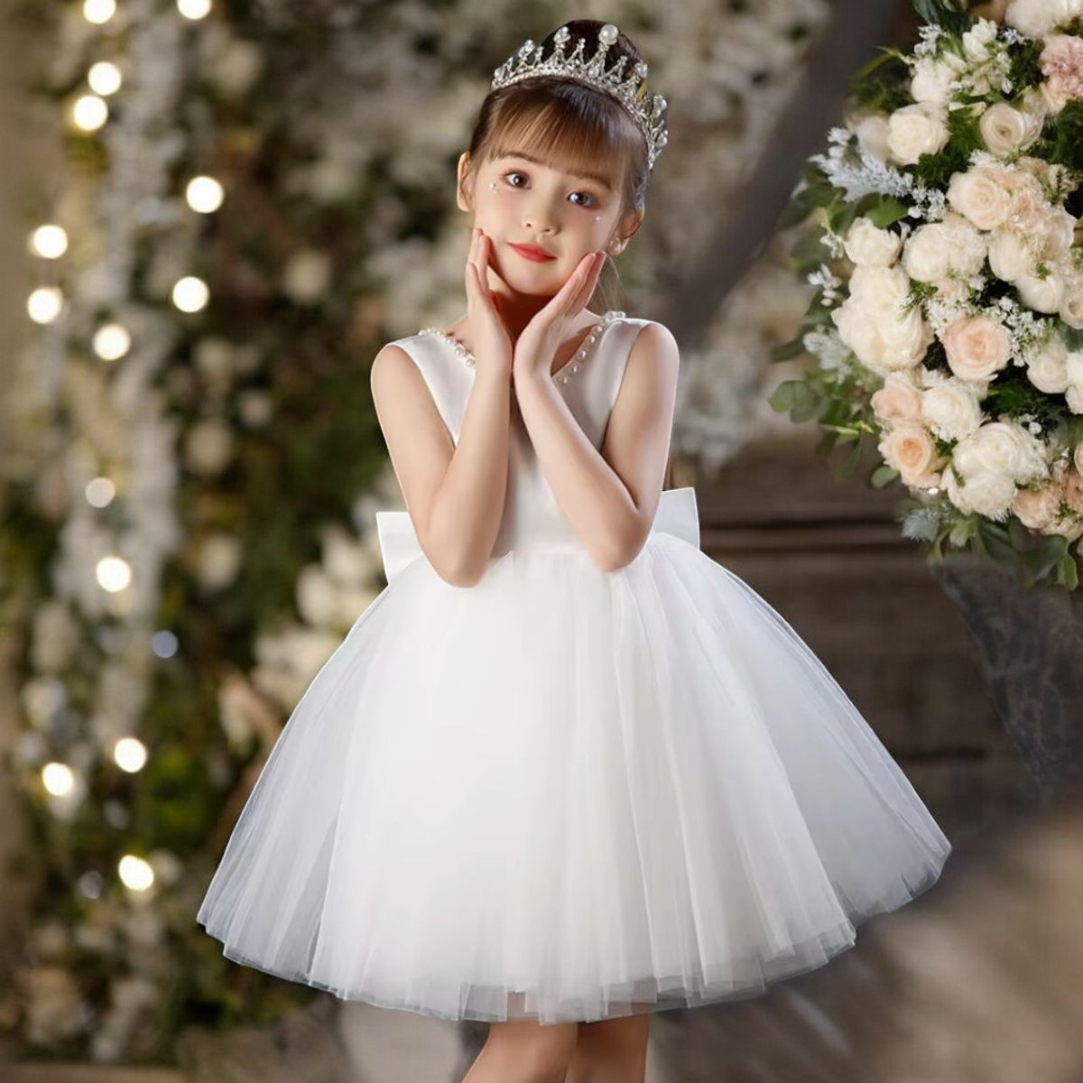 GENERICO - VESTIDO DE BEBE NIÑA  BAUTIZO