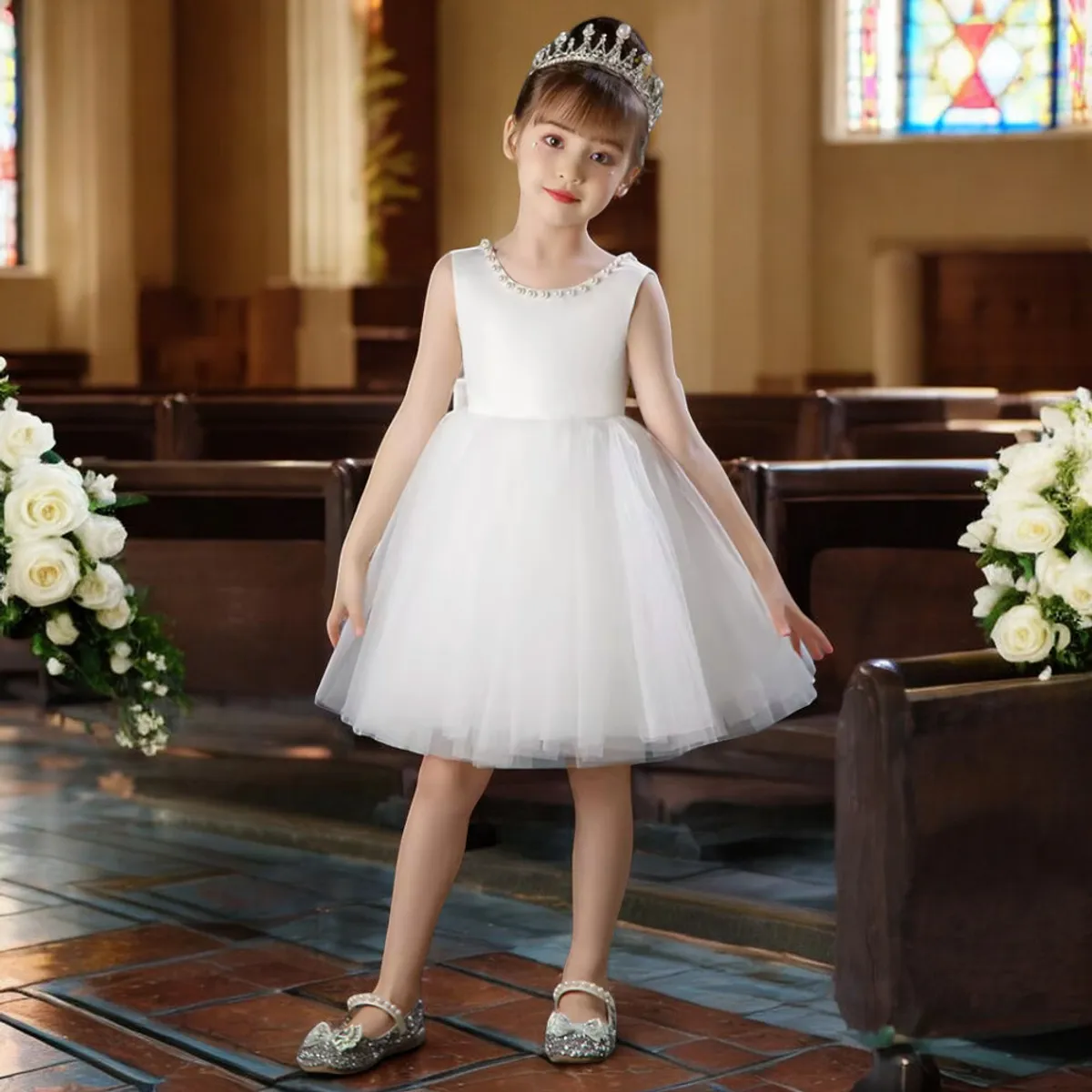 GENERICO - VESTIDO DE NIÑA  BAUTIZO