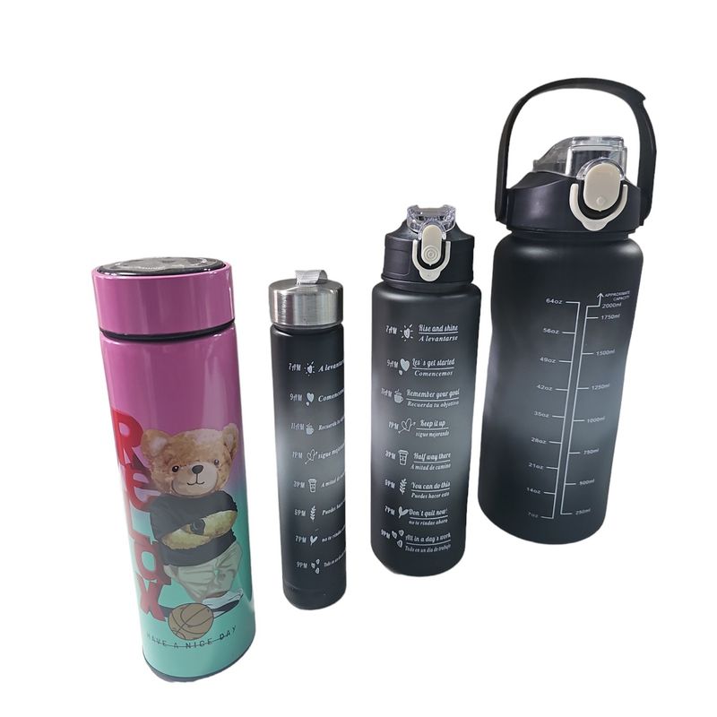 IMPORTADO MC - Juego de Tomatodo 3 Piezas Mas Termo Digital de 500 Ml