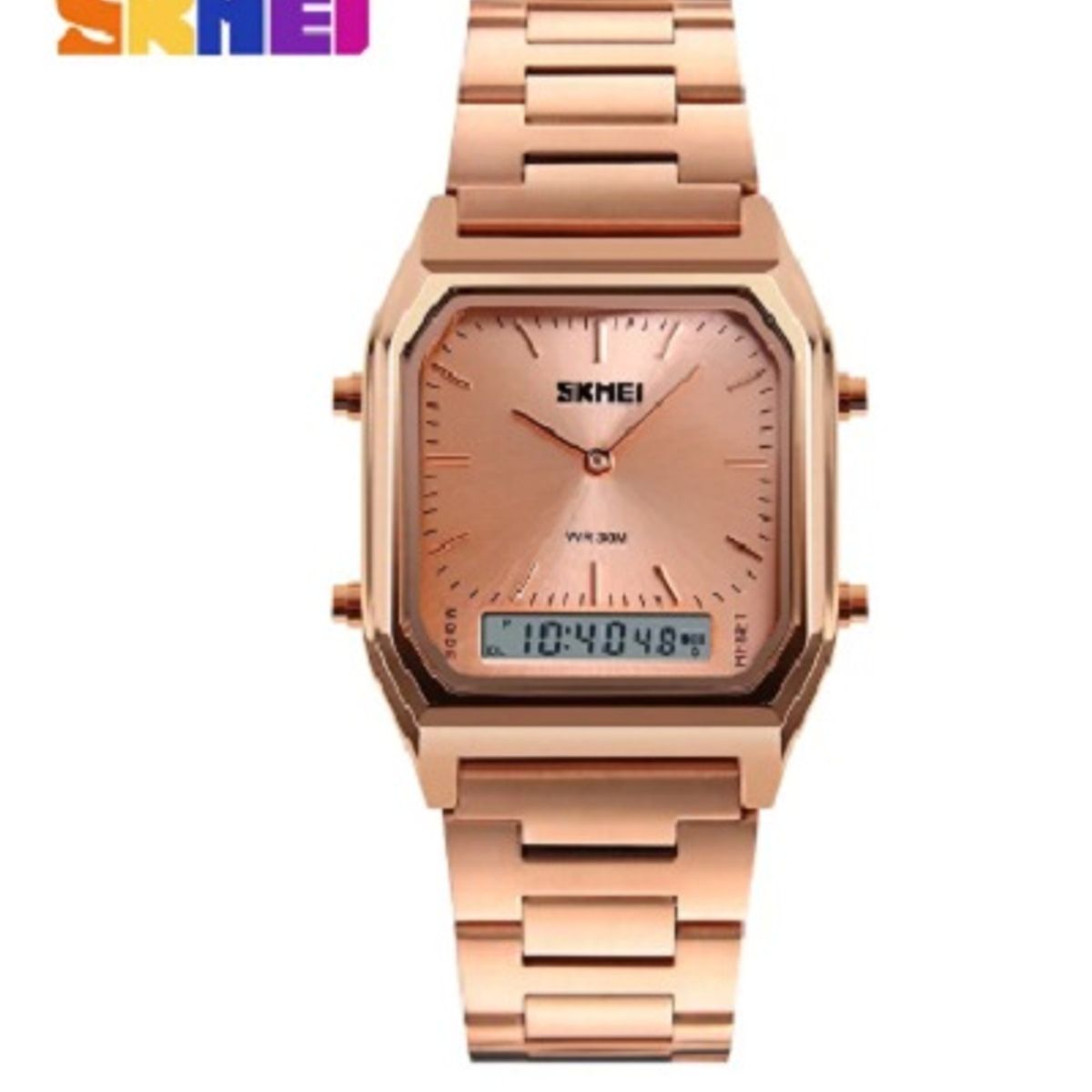 SKMEI - Reloj Skmei 1220 Deportivo Digital de Acero Inoxidable