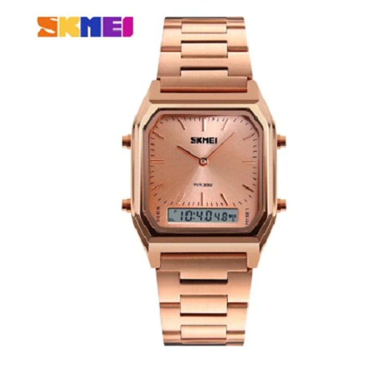 SKMEI - Reloj Skmei 1220 Deportivo Digital de Acero Inoxidable