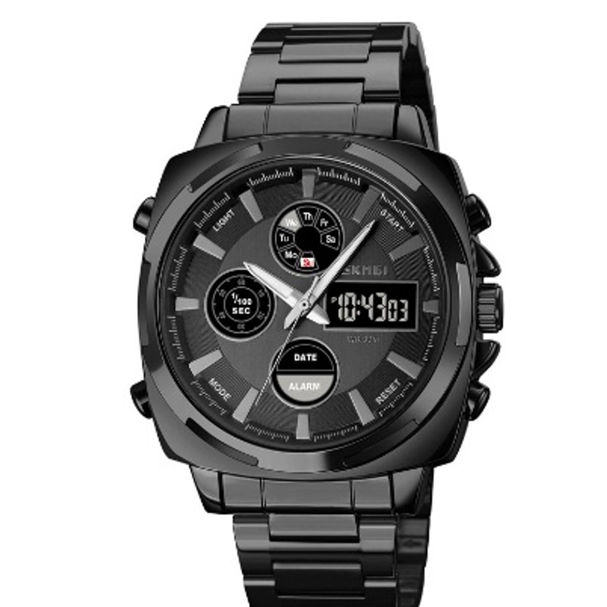 Skmei - Reloj Skmei 1673 Correa Acero Digital Analogo