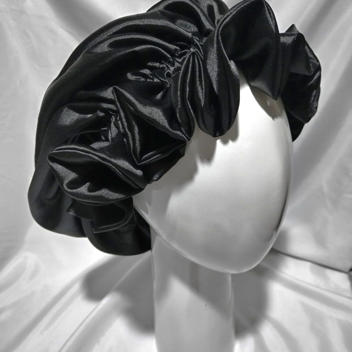 GENERICO - Gorro para dormir de seda negro