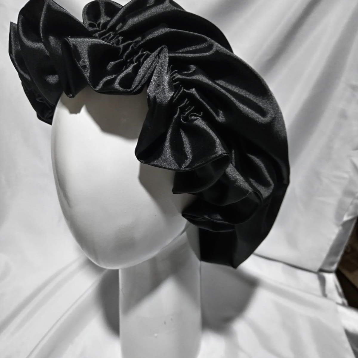 GENERICO - Gorro para dormir de seda negro