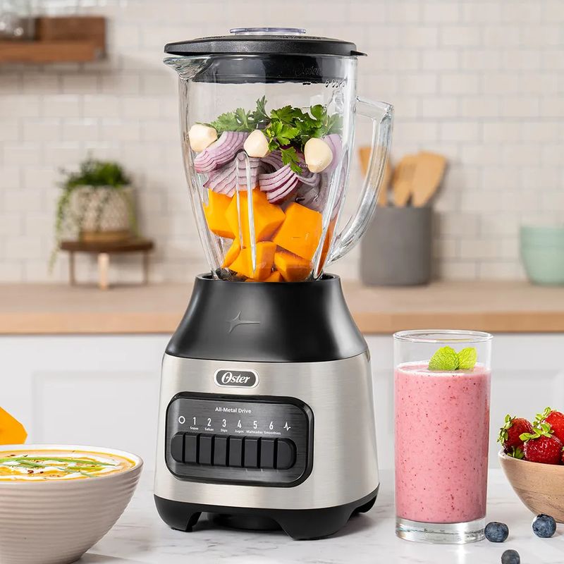OSTER - Licuadora OSTER  vaso de vidrio refractario Boroclass® BLSTPEG-NPB