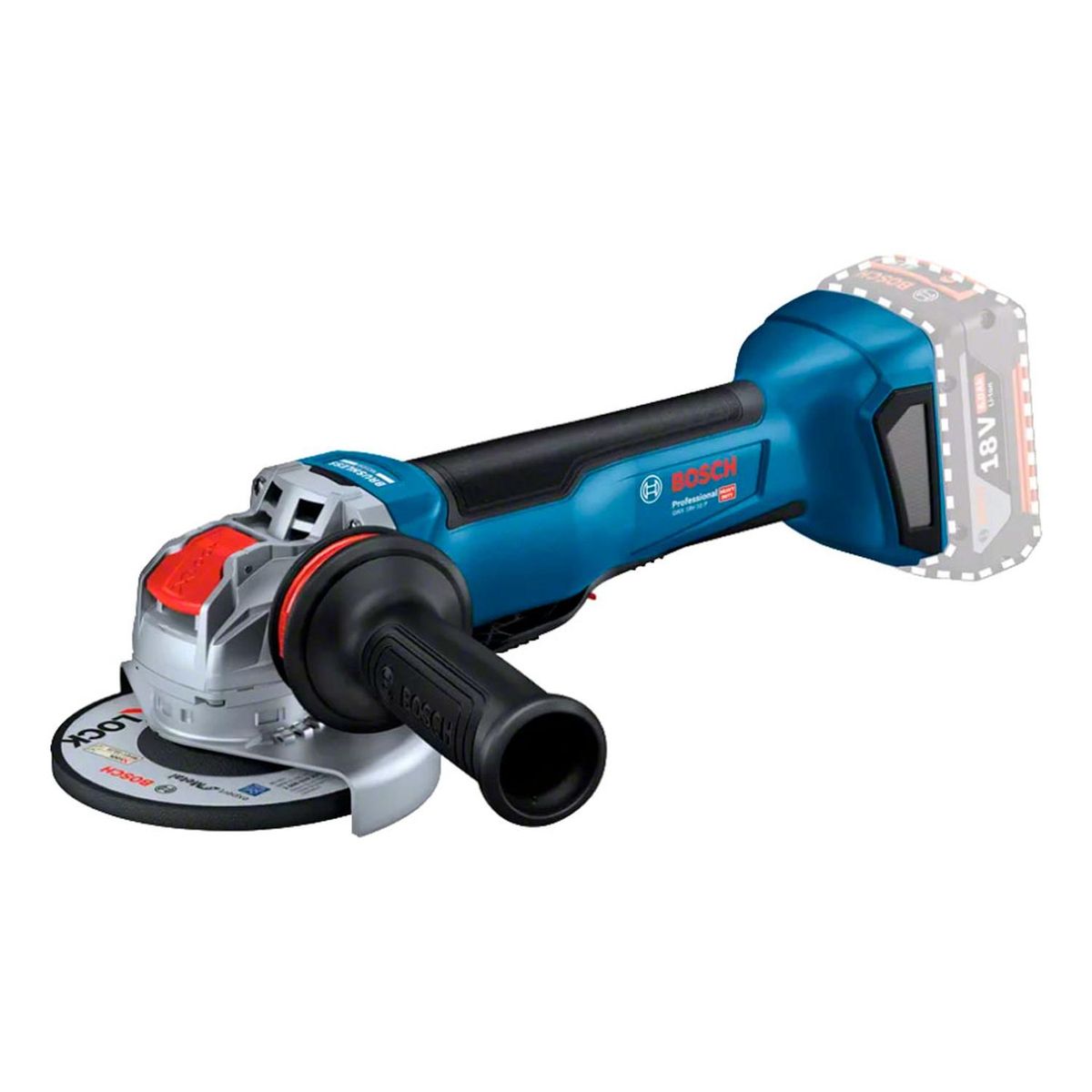 BOSCH - Amoladora Angular  5" Bosch GWX 18V-10 P