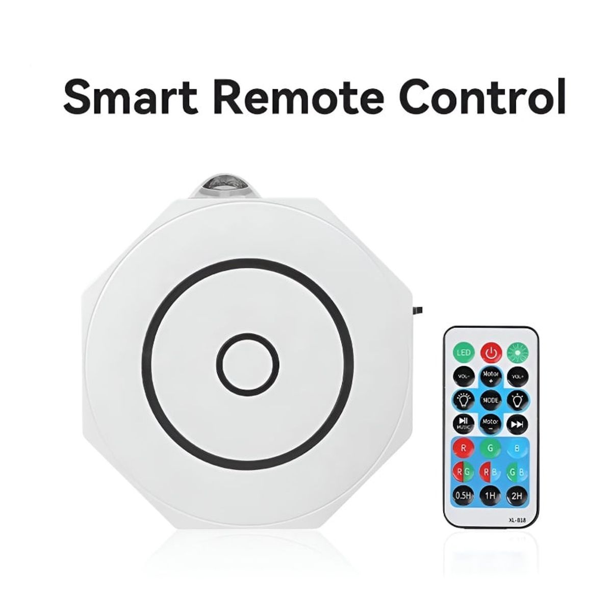 SEISA - Lámpara Bluetooth proyector estrellas galaxia color blanco SEISA