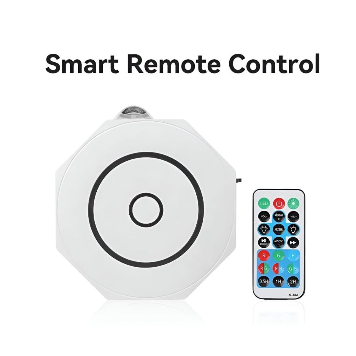 SEISA - Lámpara Bluetooth proyector estrellas galaxia color blanco SEISA