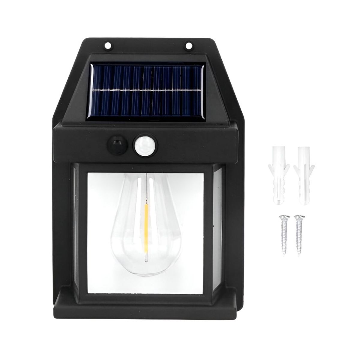 SEISA - Lámpara Solar de Pared con Sensor de Movimiento SEISA Foco K1-D04