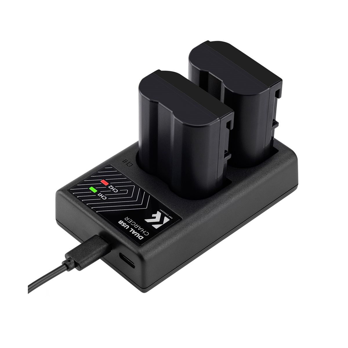 K&F CONCEPT - Kit de cargador + 2 baterías Nikon EN-EL15 K&F Concept KF28.0012