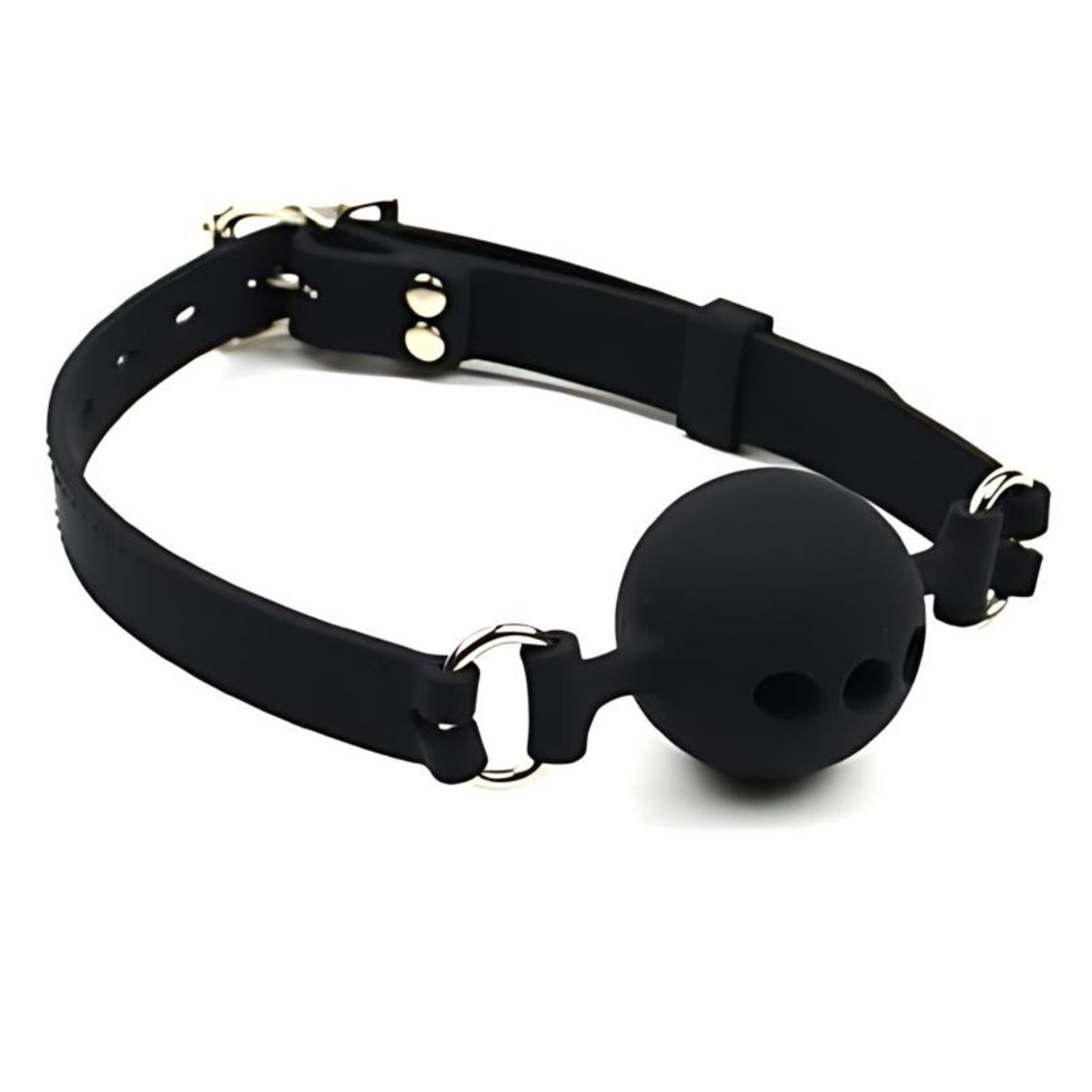 GENERICO - Mordaza talla M negra bola para la boca