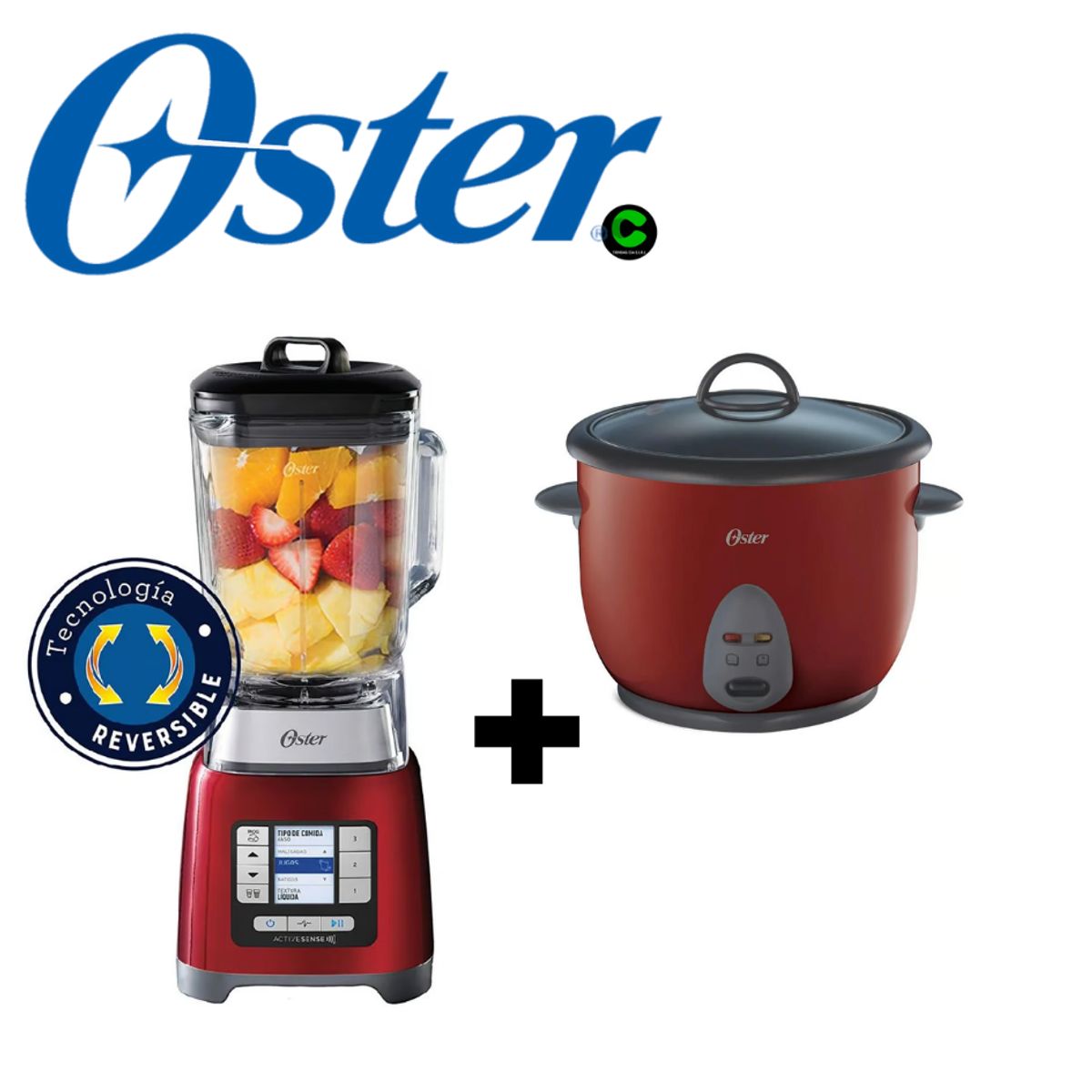 OSTER - COMBO OSTER LICUADORA BLSTTDGRBG Y OLLA ARROCERA CKSTRC1700R
