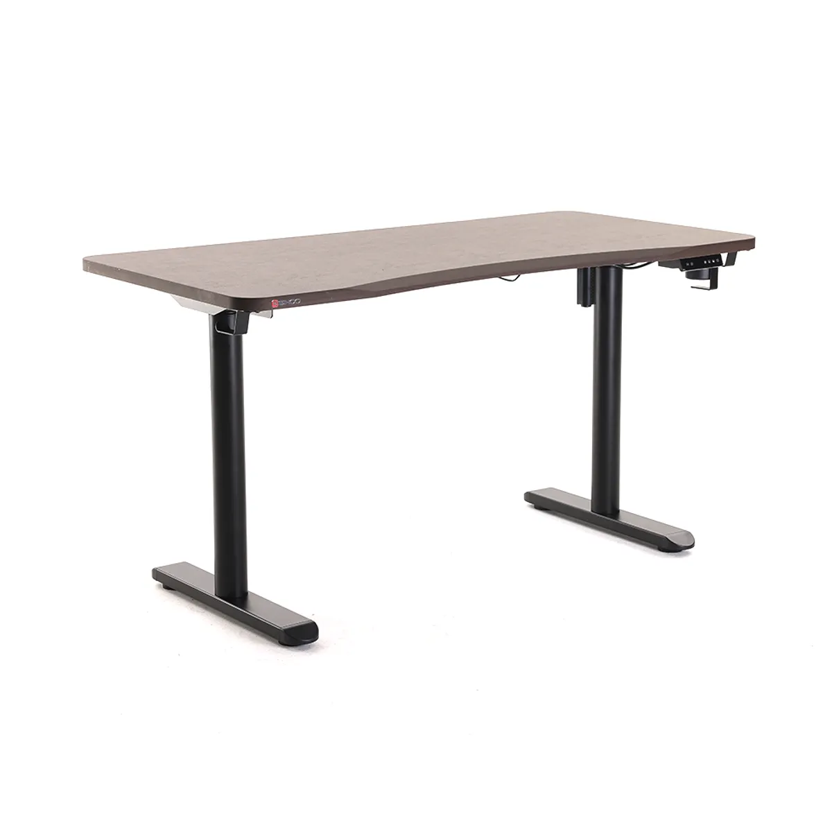 DECORPLAS - Escritorio Smart Eléctrico Regulable En Altura Tablero Dark Walnut