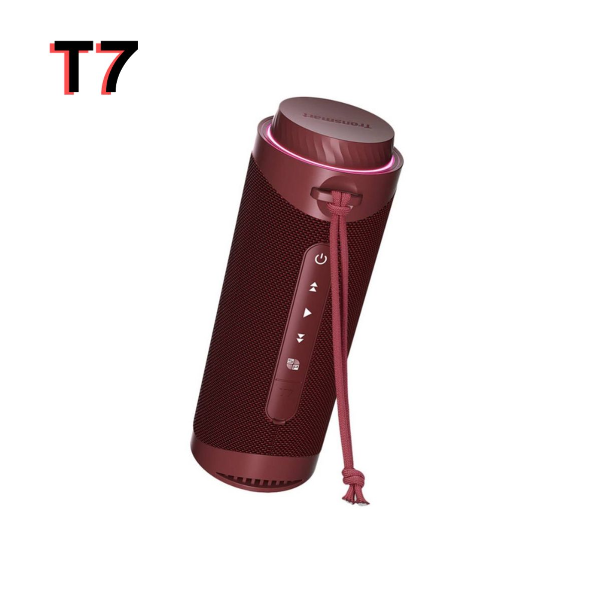 TRONSMART - Tronsmart T7  Altavoz Bluetooth 5.3 IPX7 - Guinda