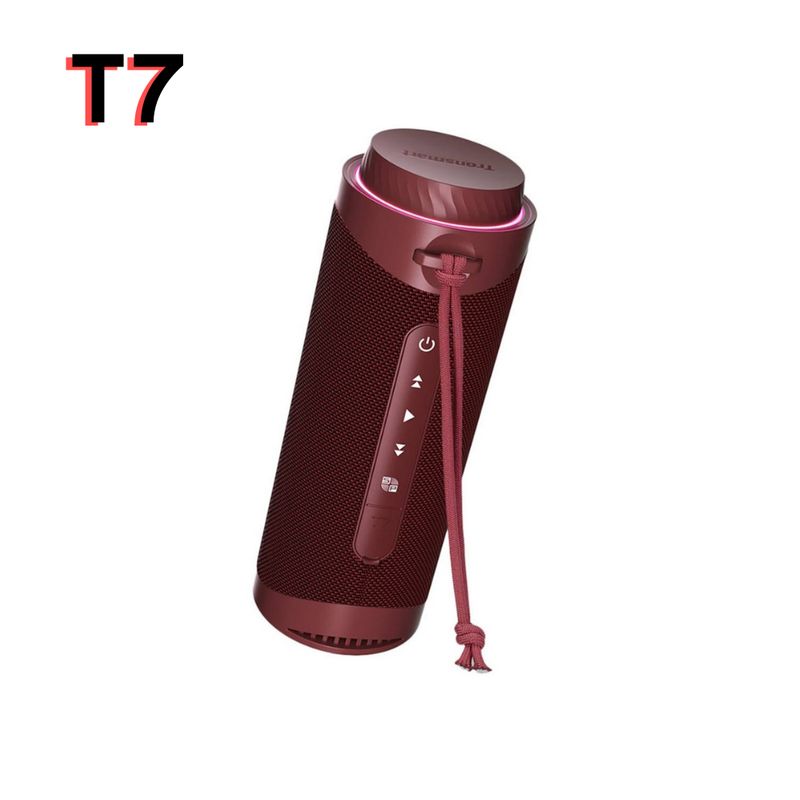 TRONSMART - Tronsmart T7  Altavoz Bluetooth 5.3 IPX7 - Guinda