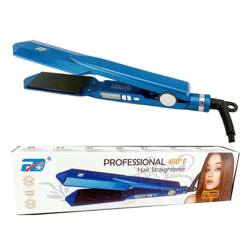 GENERICO - Plancha para Cabello de Cerámica de 10 cm regula temperatura