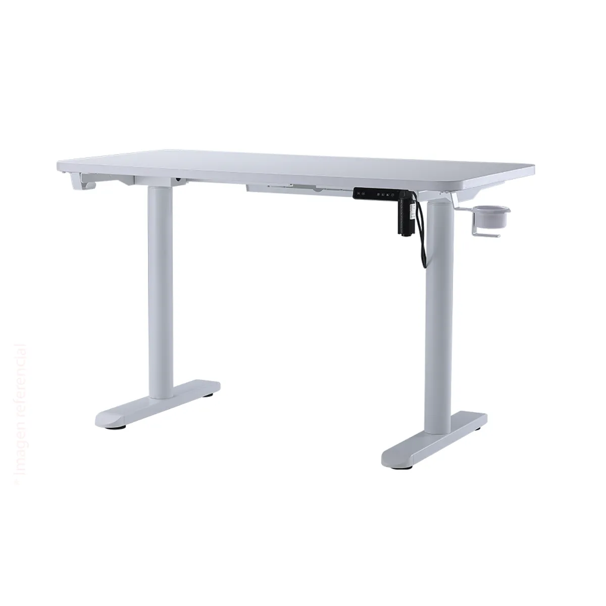 DECORPLAS - Escritorio Smart Eléctrico Regulable En Altura Tablero White