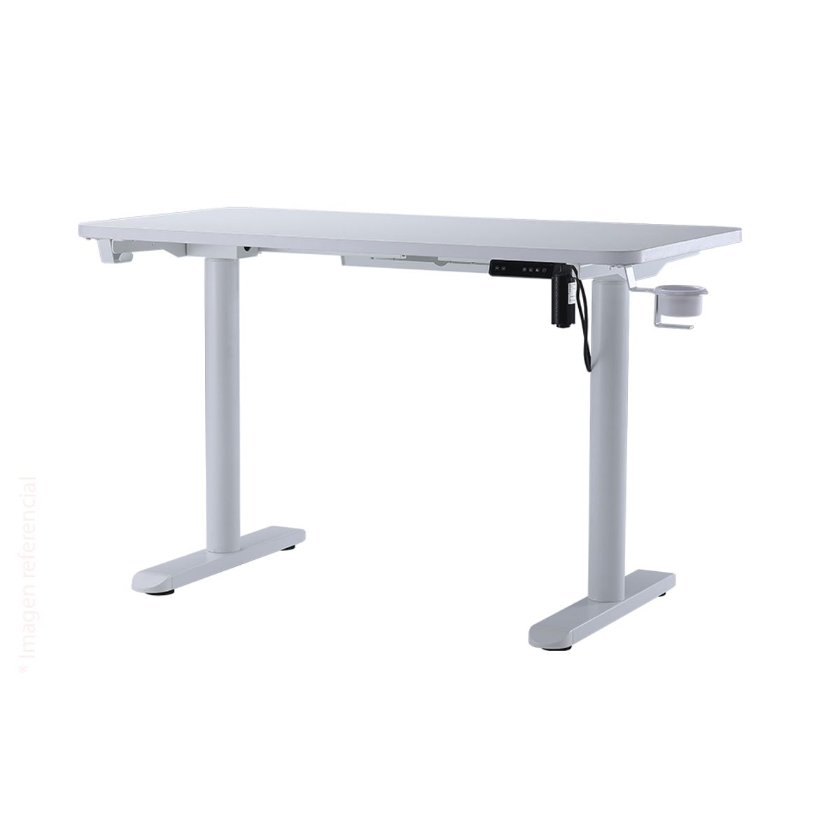 DECORPLAS - Escritorio Smart Eléctrico Regulable En Altura Tablero White