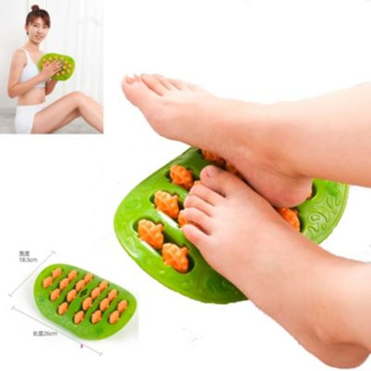 GENERICO - Masajeador de Pies Rodillo Acupuntura Plantar Reflexología