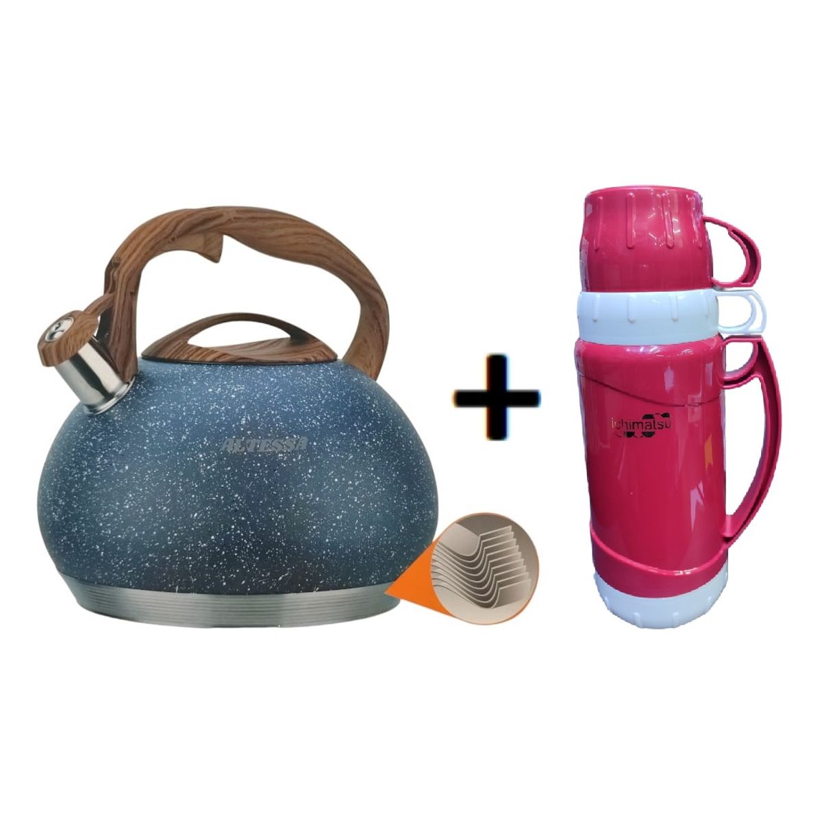 GENERICO - Combo Tetera Altesa + Termo Royal