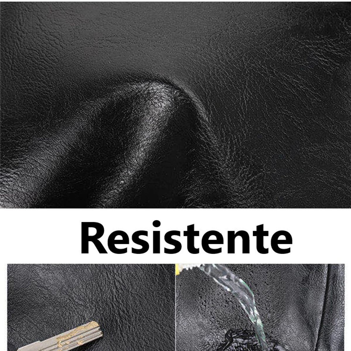 GENERICO - Mochila cruzada pechera morral de cuero sintético hombre