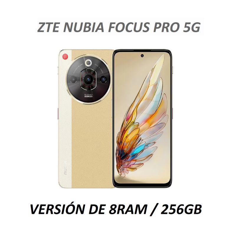 ZTE - ZTE NUBIA FOCUS PRO 5G 8RAM 256GB BEIGE - REGISTRADO