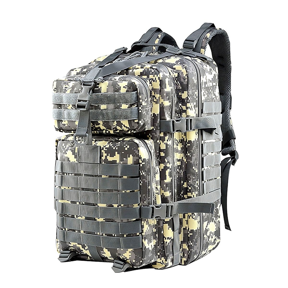KAEROSHY - Mochila Strek 50L Viajera impermeable - Camuflaje