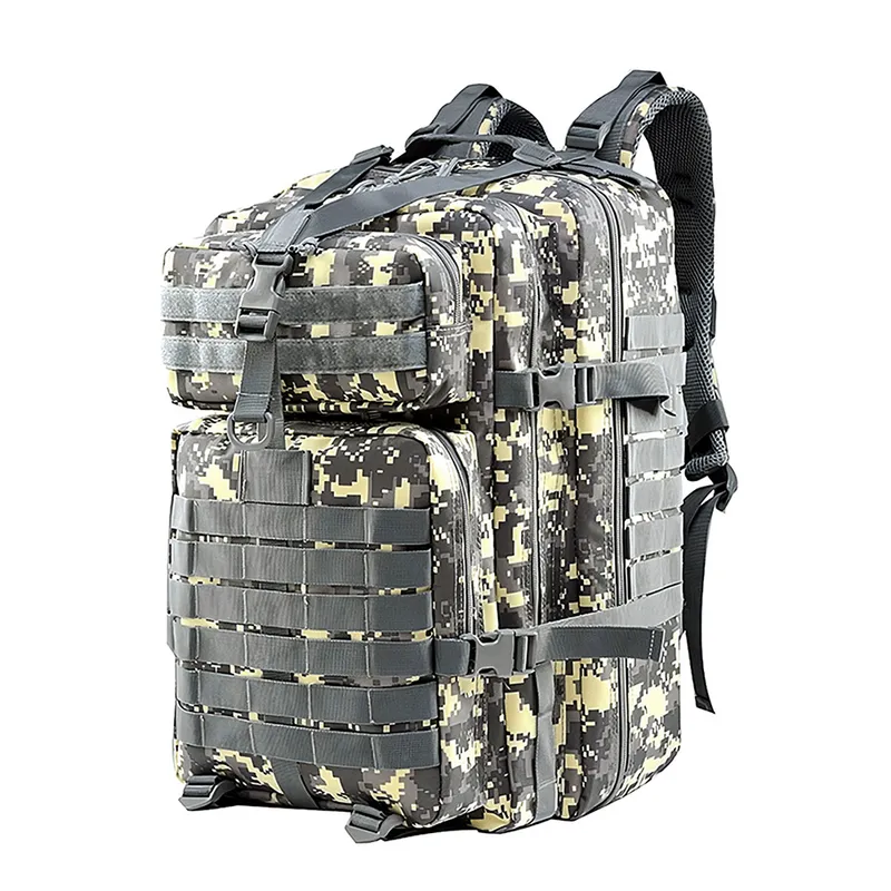 KAEROSHY - Mochila Strek 50L Viajera impermeable - Camuflaje