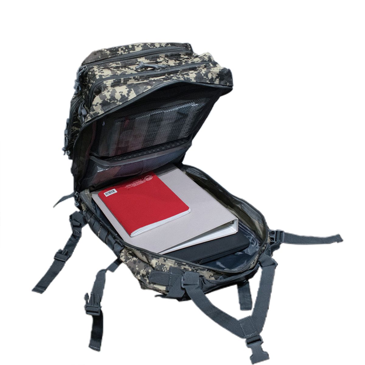 KAEROSHY - Mochila Strek 50L Viajera impermeable - Camuflaje