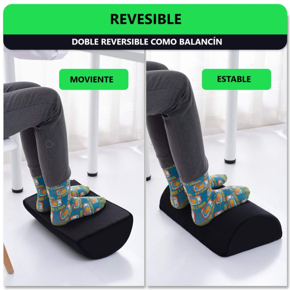 GENERICO - COJIN REPOSA PIES  MULTI-USO  viscoelastico