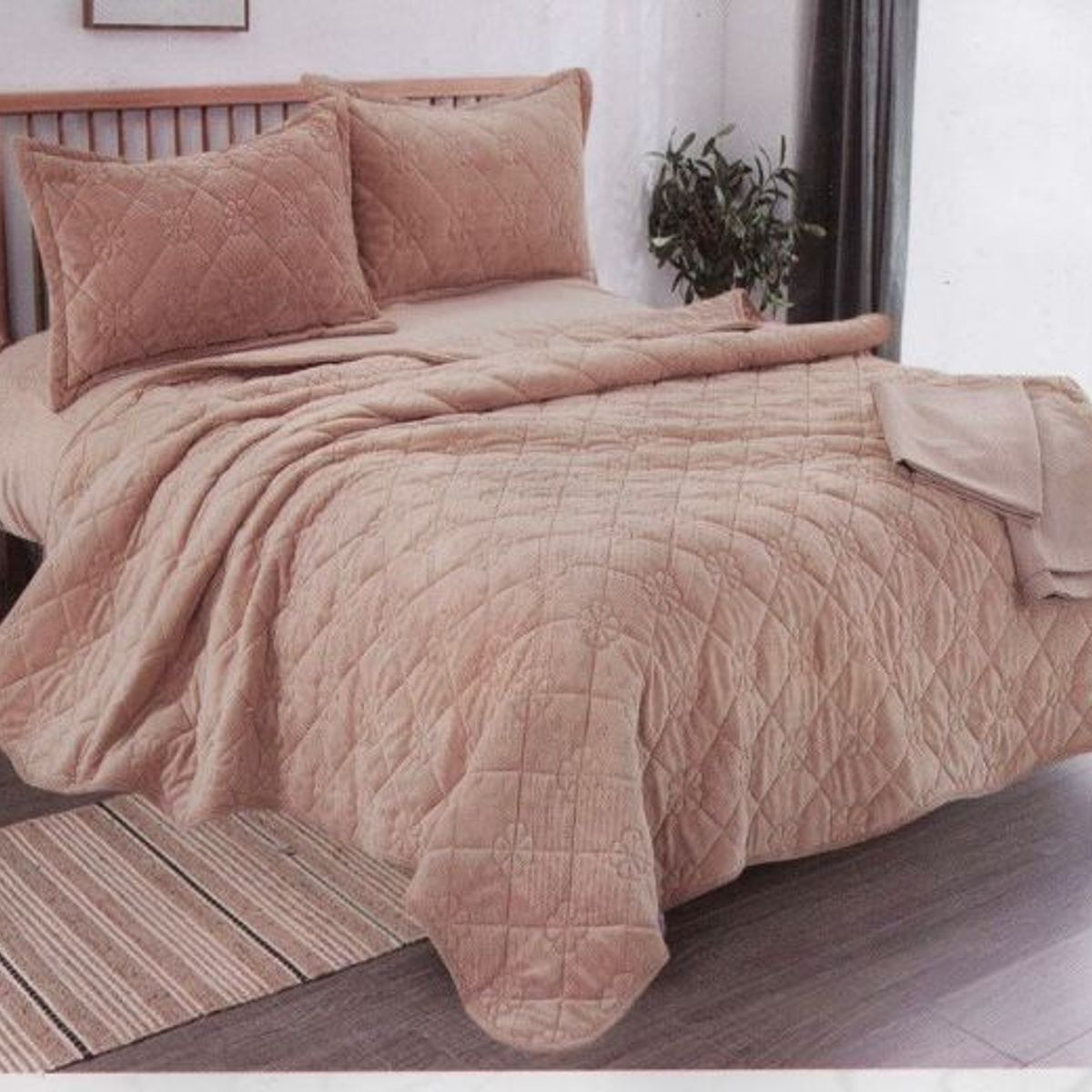 MINGDA - Set de Cubrecama 2 Pz Skin + Fundas + Sabanas Skin 100% Bambú