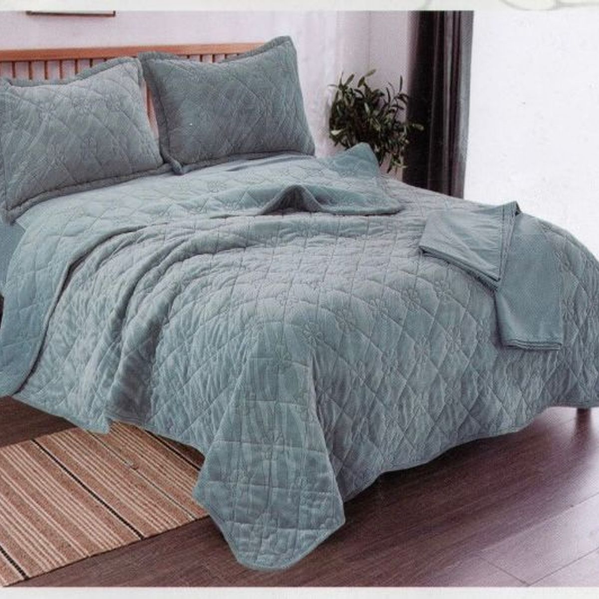 MINGDA - Set de Cubrecama 2 Pz Skin + Fundas + Sabanas Skin 100% Bambú