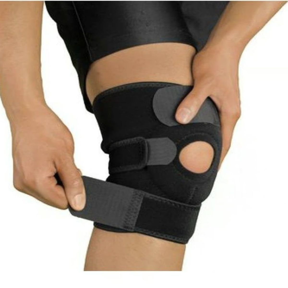 HOLGU - Rodillera Ortopédico Ajustable Velcro Triple Ajuste