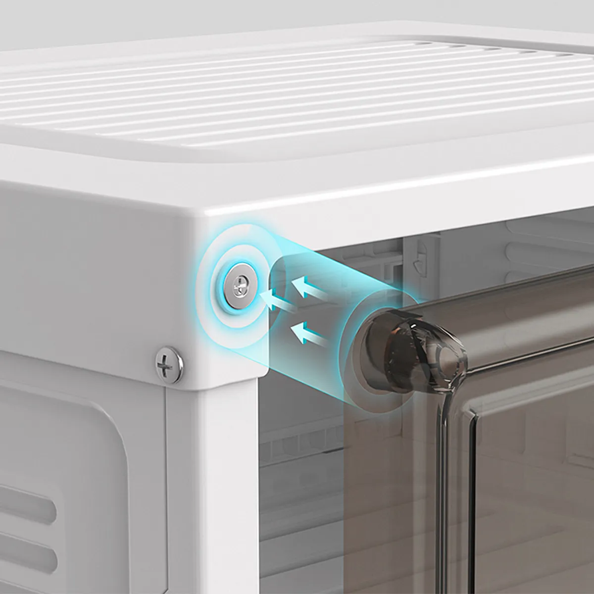 GENERICO - Ropero Nórdico en Tono blanco Organizador Armable