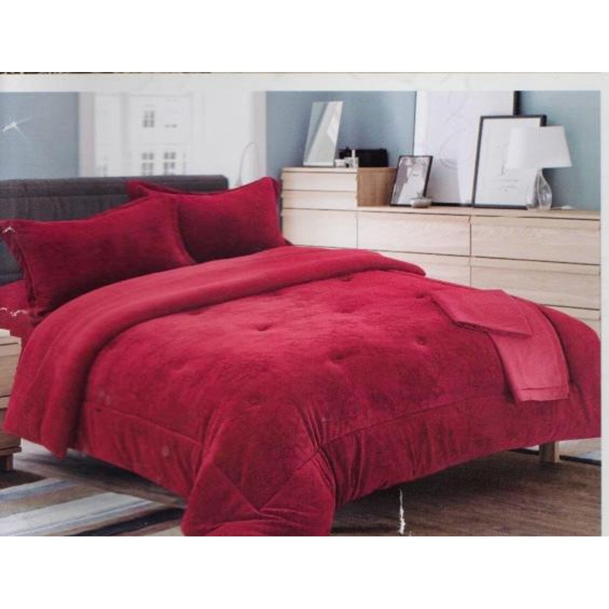 MINGDA - Set de Edredon 2 Pz Skin + Fundas + Sabanas Skin 100% Bambú