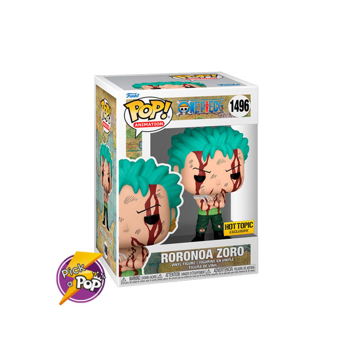 FUNKO - ONE PIECE RORONOA ZORO NOTHING HAPPENED 1496