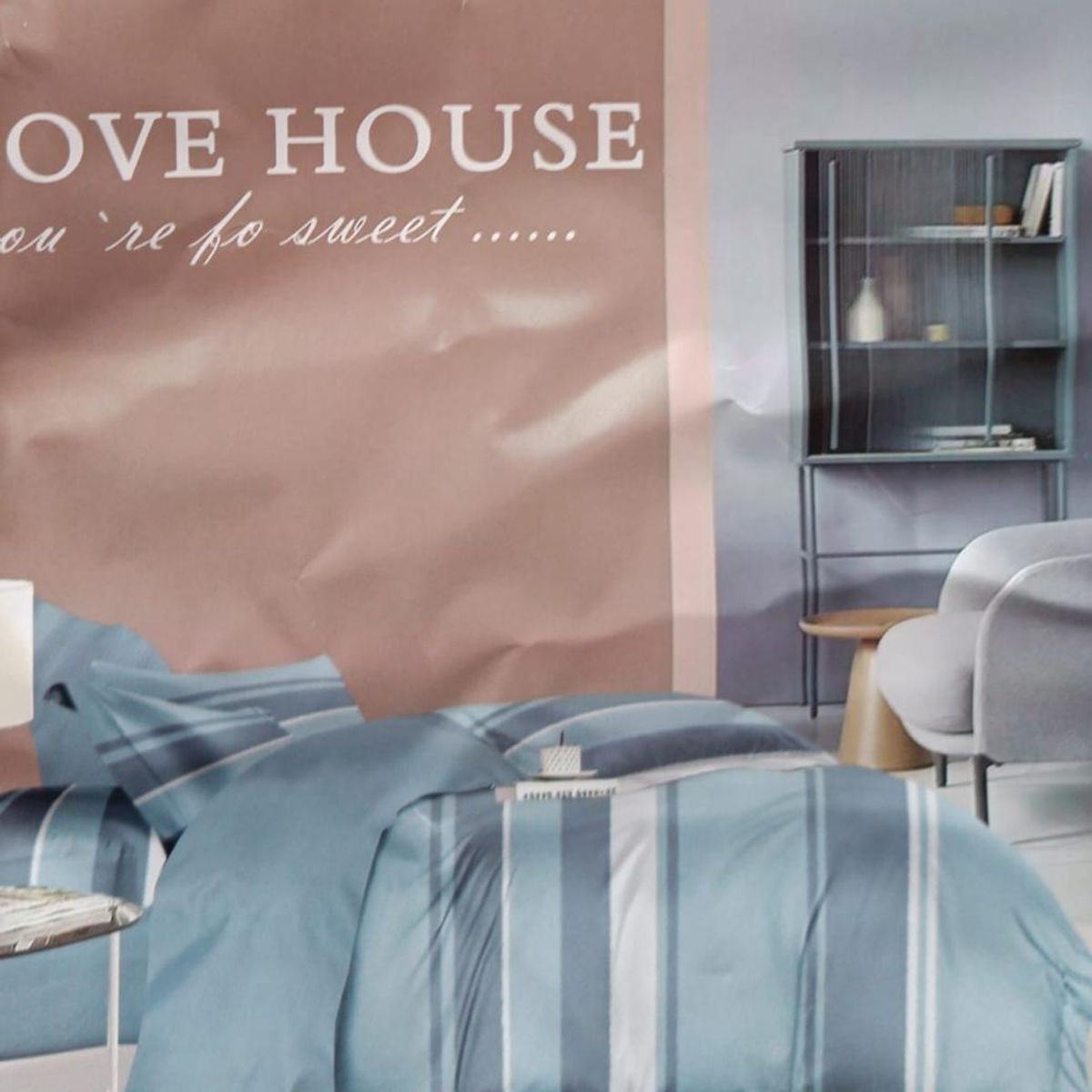 MINGDA - Set de Edredón 2 Pz+ Juego de Sábanas + Funda  100% Bambu