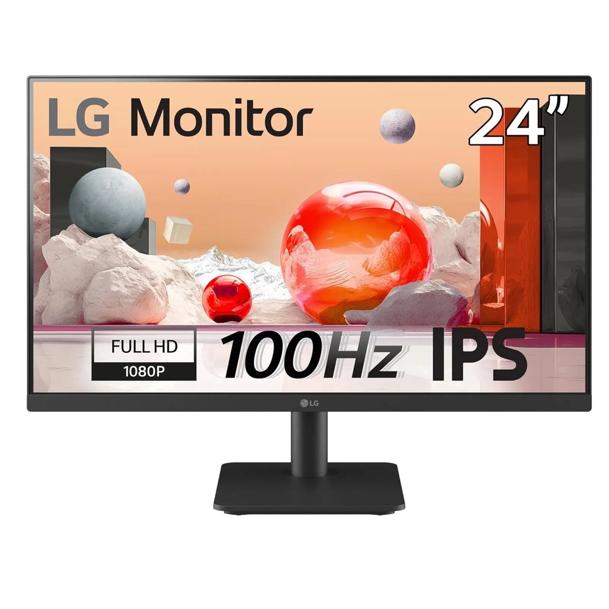 LG - Monitor LG 24MS500-B 238 FHD IPS HDMI x2  Headphones-Out x1