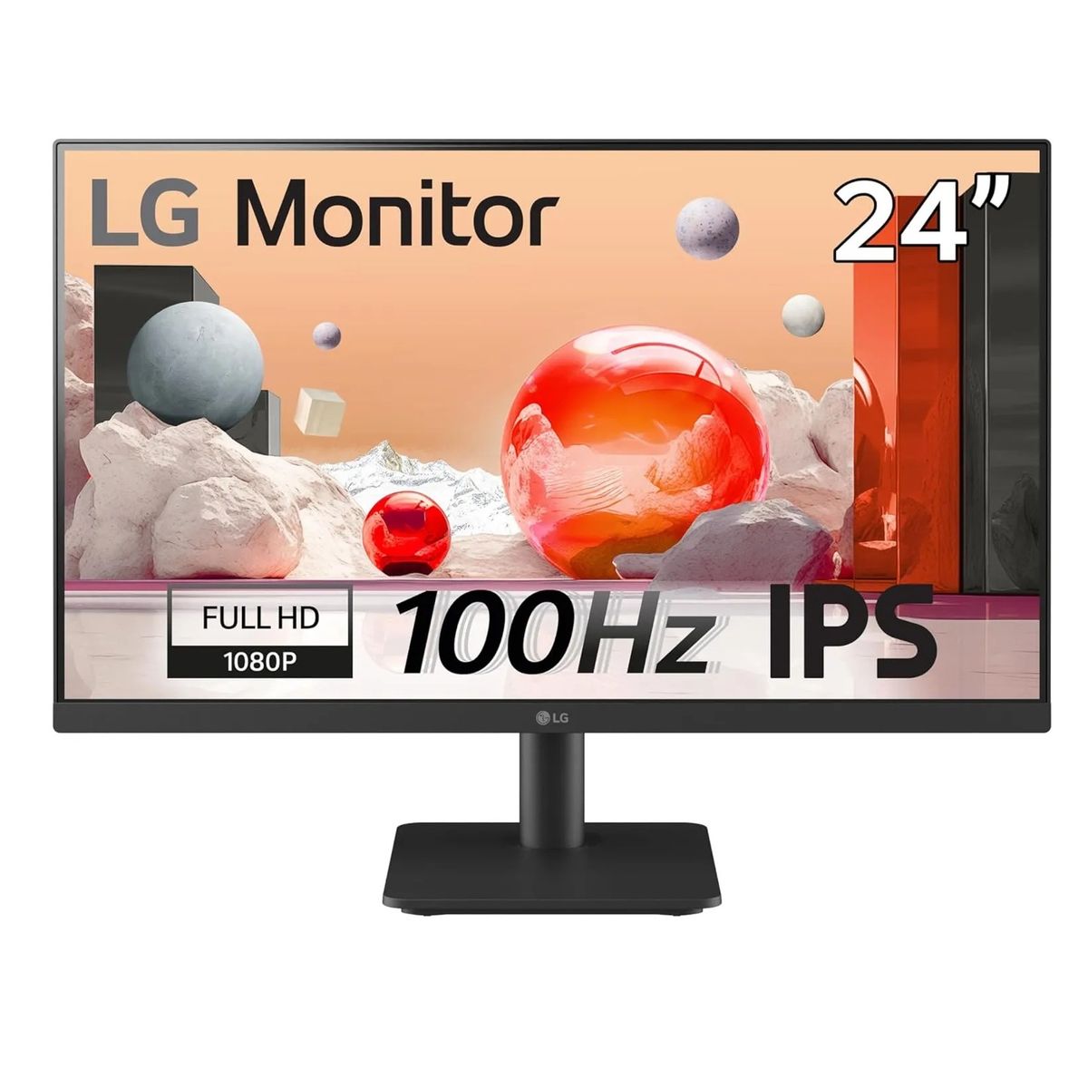 LG - Monitor LG 24MS500-B 238 FHD IPS HDMI x2  Headphones-Out x1