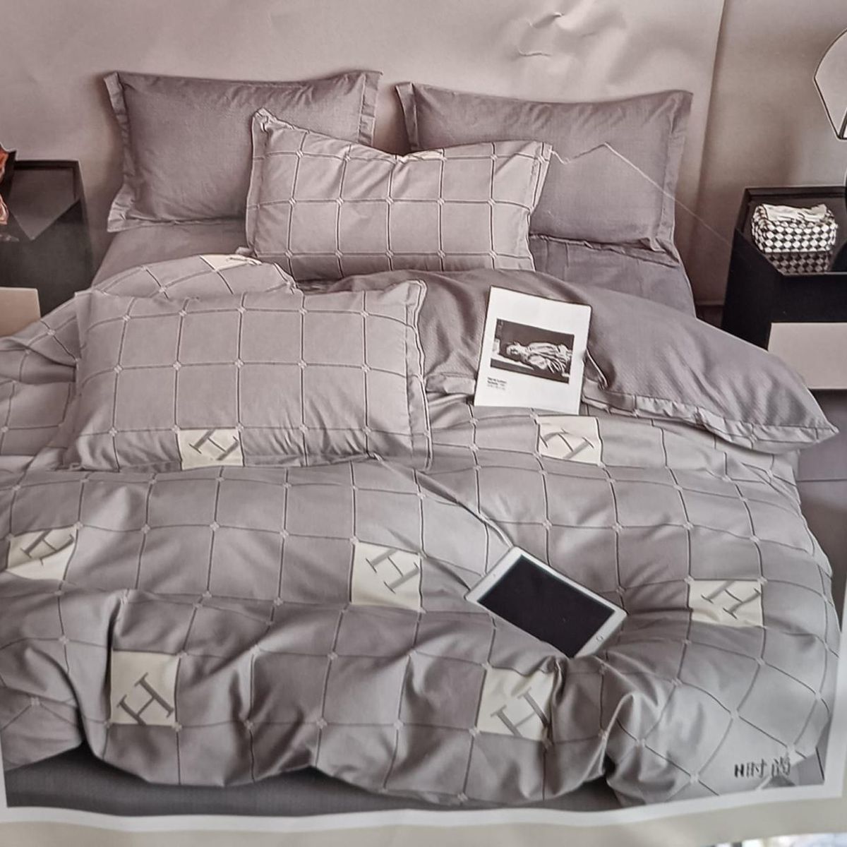 MINGDA - Set de Edredón 2 Pz+ Juego de Sábanas + Funda  100% Bambu