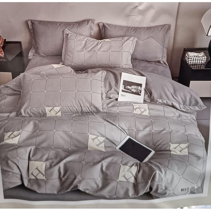 MINGDA - Set de Edredón 2 Pz+ Juego de Sábanas + Funda  100% Bambu