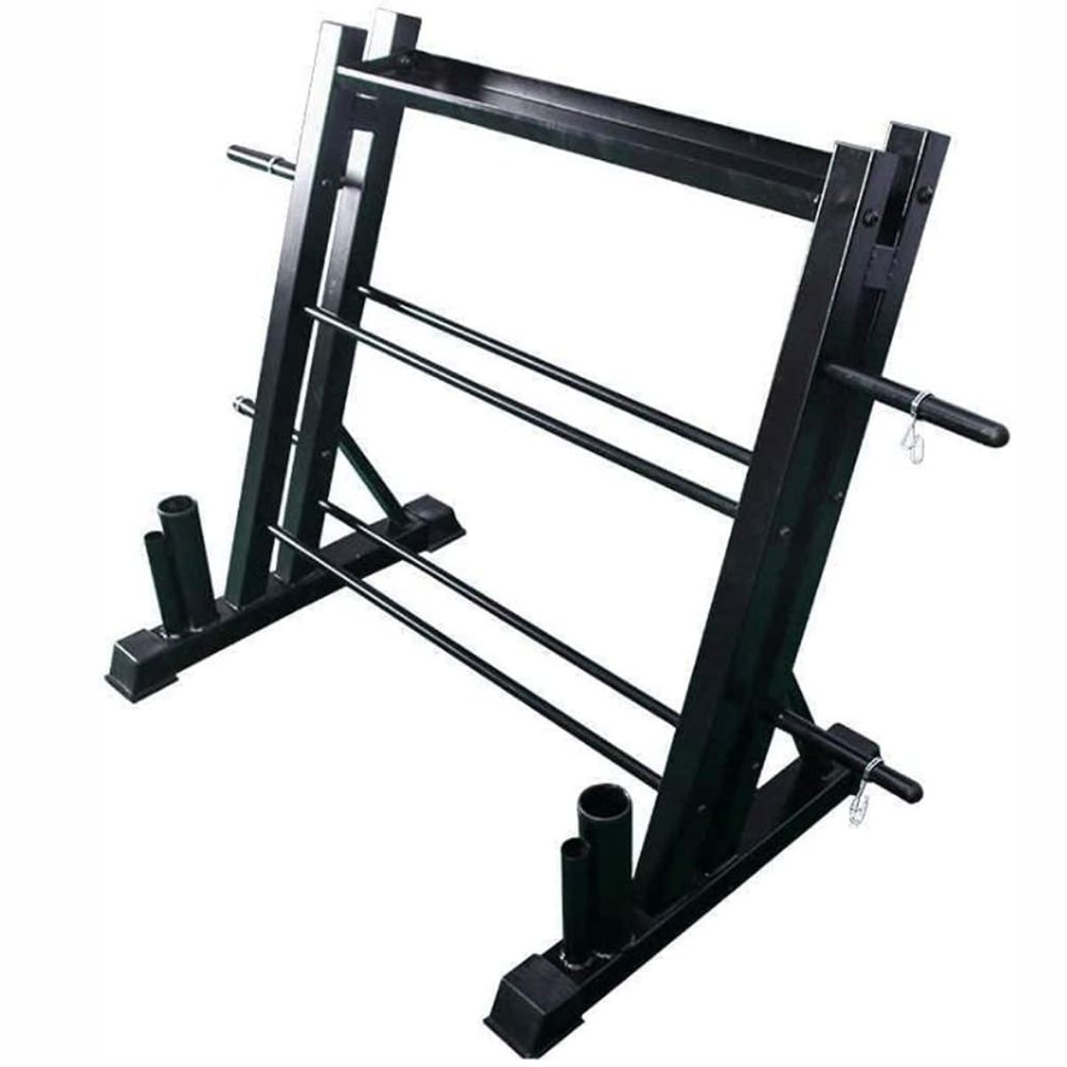 RUNNING SPORT PERU - Rack 3 Niveles para Mancuernas, Kettlebell, Discos y Barras