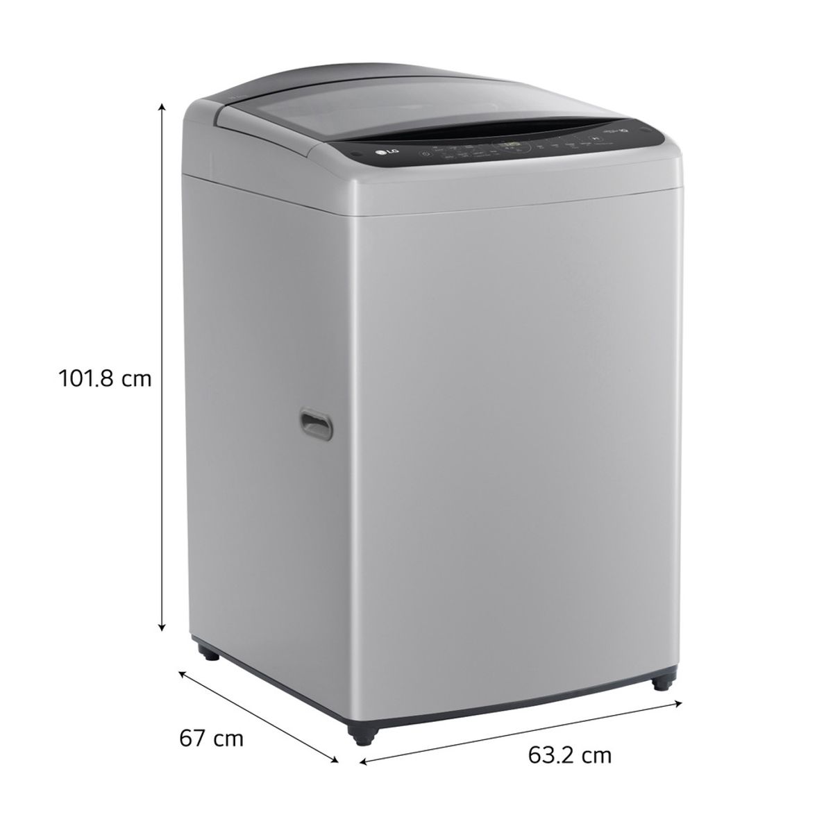 LG - Lavadora LG AI DD 19KG WT19DV6T Gris