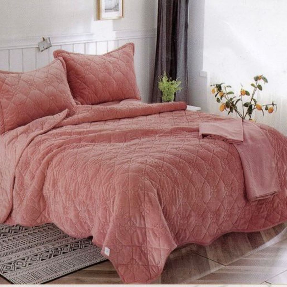 MINGDA - Set de Cubrecama 2 Pz Skin + Fundas + Sabanas Skin 100% Bambú