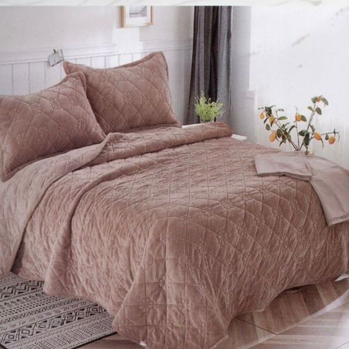 MINGDA - Set de Cubrecama 2 Pz Skin + Fundas + Sabanas Skin 100% Bambú