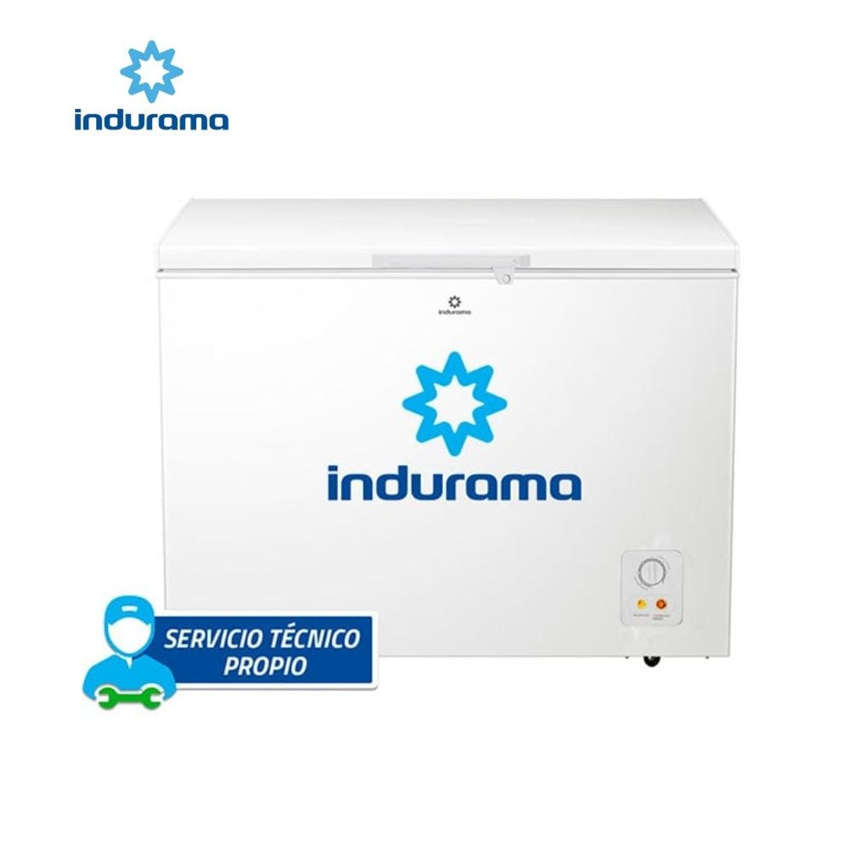 INDURAMA - Congeladora Indurama CI-320BL 297L Defrost Blanco