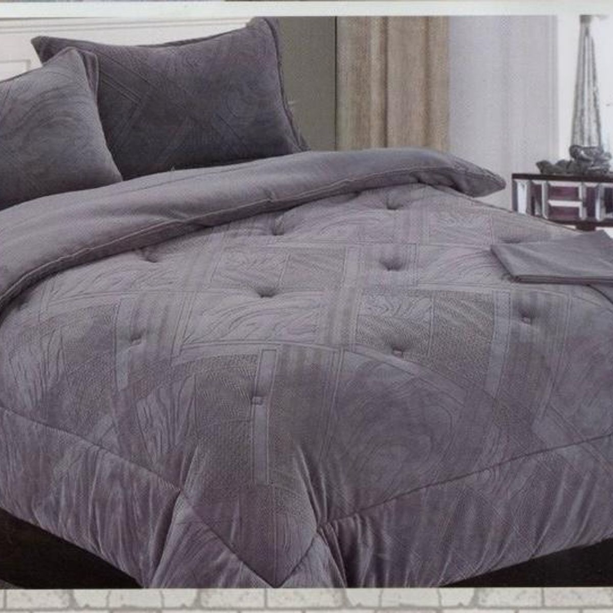 MINGDA - Set de Edredon 2 Pz Skin + Fundas + Sabanas Skin 100% Bambú